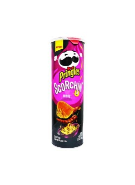 Batata Pringles Importada E.U.A Scorchin barbecue 