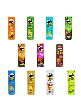 Kit Batatas Pringles importadas Estados Unidos - 11 Sabores