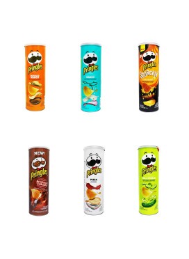 Kit Batatas Pringles importadas Estados Unidos - 6 Sabores