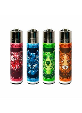 Kit Isqueiro Clipper Savage Animals