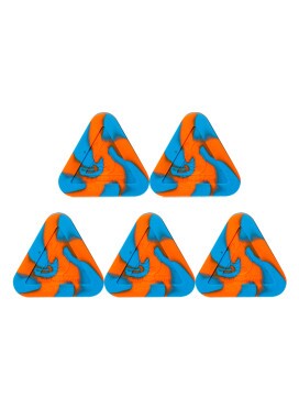 Kit de 5 Slick Squadafum Triangular Laranja e Azul 13ml