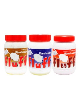 Kit com 3 Pote de Marshmallow Fluff de Colher 213g
