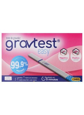 Kit de Teste de Gravidez Cimed Easy 5 Minutos
