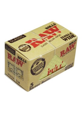 Seda de Rolo Raw Rolls Single Wide 