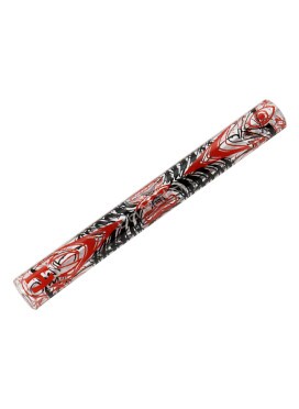 Piteira de Vidro Holder Full Print 5mm vermelho