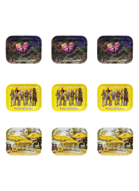 Kit 9 Bandejas Grandes Lion Rolling Circus