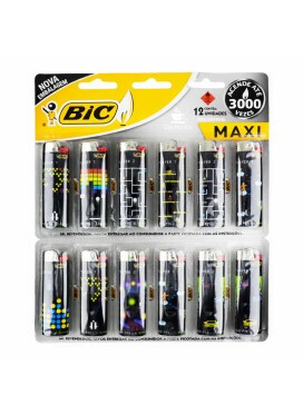 Cartela de Isqueiro Bic Maxi Grande