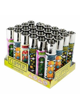 Caixa de Isqueiro Clipper Weed Boarding