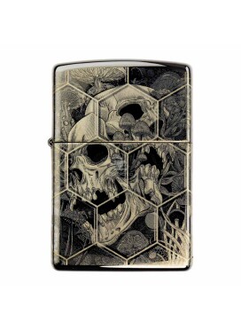 Isqueiro Zippo Trippy Skull Design 46425