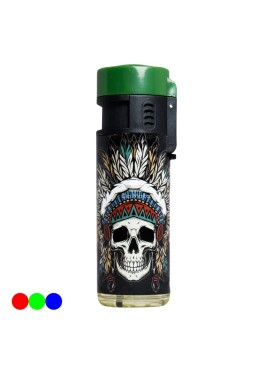 Maçarico Prof Colour Grenade Indian Skull