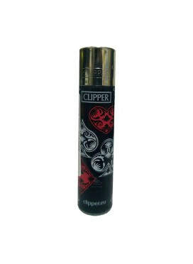 Isqueiro Clipper Naipes Preto