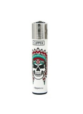 Isqueiro Clipper Skulls 11 1/4