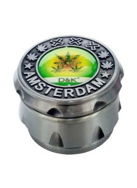 Dichavador de Metal D&K 4 partes Cannabis