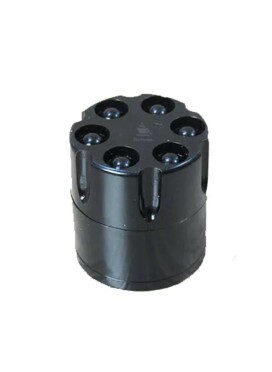 Dichavador de Metal Tambor de Bala Preto