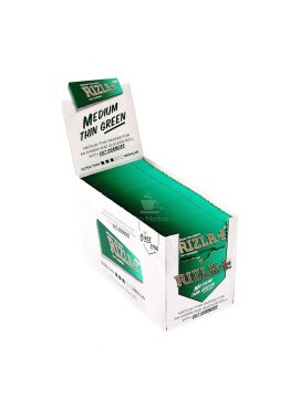 Caixa De Rizla Green Medium