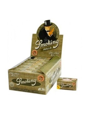 Caixa de Seda Smoking Organic Rolls