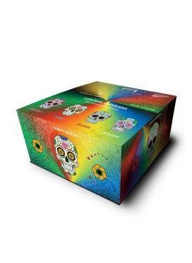 Caixa de Seda Snail Calavera Mexicana King Size c/ Piteira