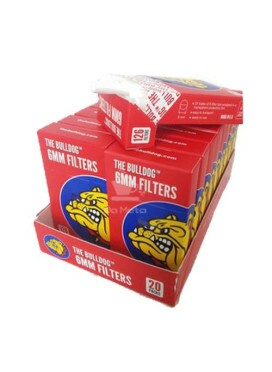 Caixa De Filtro Bulldog - 6mm Com 20 Unidades