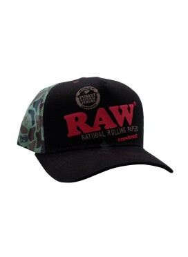 Boné Raw Preto e Camuflado