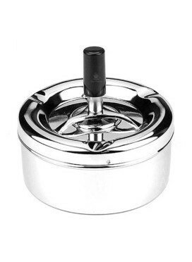 Cinzeiro de Metal c/ Tampa