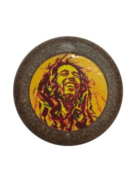 Dichavador de Fibra de Coco Bob Marley Reggae