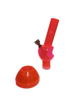 Bong de Acrílico Achatado c/ Dichavador