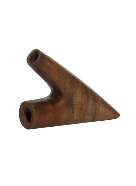 Kuripe Auto Aplicador de Rapé Madeira Angico Rajado