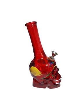 Bong de Vidro Red Skull