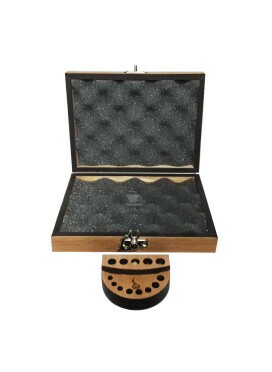 Box Glass Wood Burning Mandala