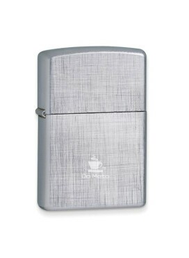 Zippo Chrome Linen Weave