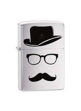 Isqueiro Zippo - Moustache And Hat