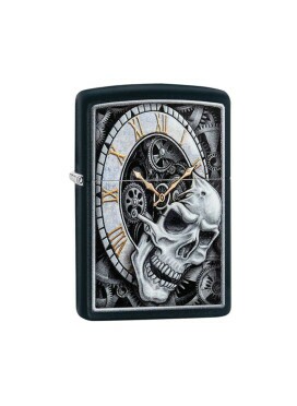Isqueiro Zippo 29854 Skull Clock
