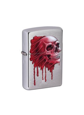 Isqueiro Zippo 49603 Skull Blood Design 