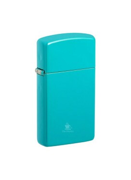 Isqueiro Zippo 49529 Slim Flat Turquesa