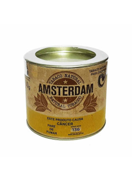Tabaco Orgânico p/ Cachimbo Amsterdam - Lata