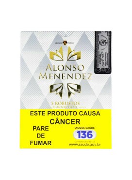 Petaca Charuto Alonso Menendez Robusto Connecticut C/5un