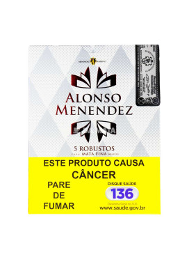 Petaca Charuto Alonso Menendez Robusto Mata Fina C/5un