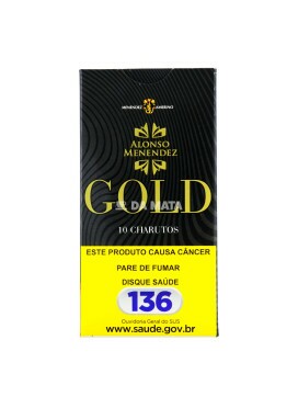 Cigarrilha Alonso Menendez Gold Original C/10un