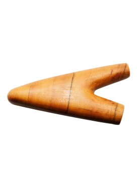 Kuripe Auto Aplicador de Rapé de Madeira Angico Rajado