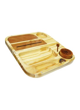 Bandeja Magnética Wood Burning Mandala