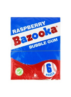 Chiclete Bazooka Raspberry 33g