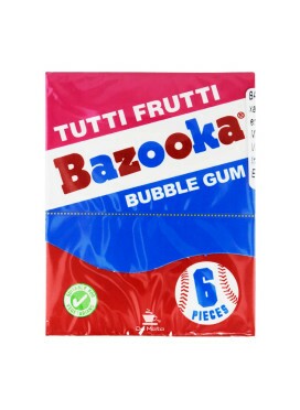 Chiclete Bazooka Tutti Frutti 33g