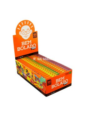 Caixa de Seda Bem Bolado Pop 1 1/4 Slim 100 Folhas