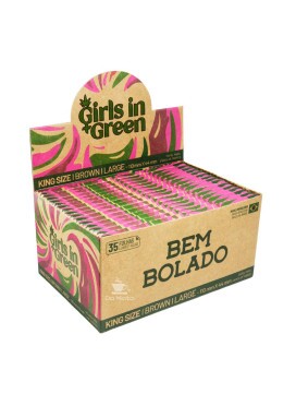 Caixa de Seda Bem Bolado Girls In Green King Size