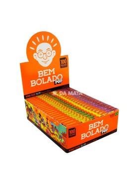 Caixa de Seda Bem Bolado Pop King Size Slim 100 Folhas