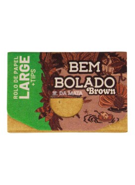 Seda Bem Bolado Brown Rolos C/ Piteira