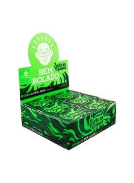 Caixa de Piteira Girls in Green - 24 unidades