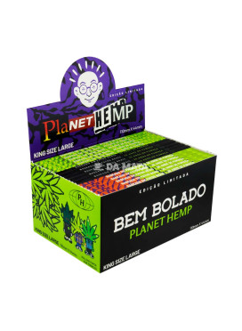Caixa de Seda Bem Bolado Planet Hemp King Size Large 