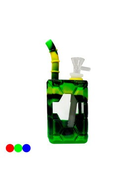 Bong de Vidro e Silicone 11cm