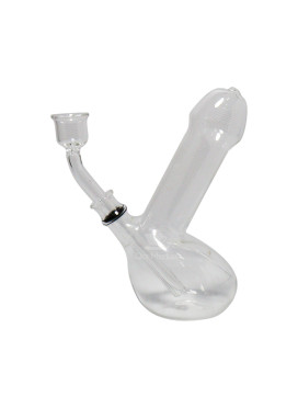 Bong erótico de vidro pequeno